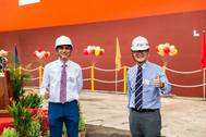 Synergy Group, one of the world’s leading ship managers, has successfully converted an LNG carrier into a Floating Storage Unit. Pictured: The FSU at Sembcorp Marine’s Admiralty Yard in Singapore. Photo: Synergy Group