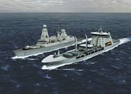 New Tide-class & Type 45 Destroyer: Artist's impression credit MOD