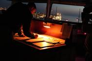 Tobias Kammann is the man who keeps watch. (Photo: Hapag-Lloyd)
