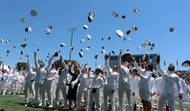 Hat Toss1s Courtesy USMMA
