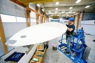 Wind Turbine Blade: Photo courtesy of UMaine