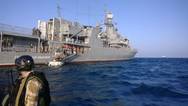 NATO and Ukraine navy worked together late last year in the fight against piracy. Pictured is the Ukrainian Frigate Hetman Sahaidachny. Photo Courtesy NATO