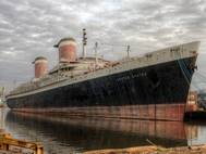 SS United States sits out of commission in Philadelphia. (Photo: SS United States Conservancy)