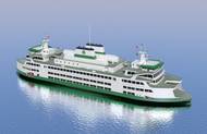 Washington State Ferry Depiction
