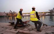 Workers at the Port of Ashdod (Photo: Ashdodport Company Ltd.)