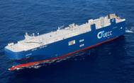 World’s first LNG-fueled pure car and truck carrier Photo United European Car Carriers