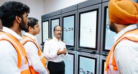 Seafarer training on alternative fuels: the new methanol bunkering simulator from Wärtisä at BSM's Maritime Training Centre in Kochi   © BSM