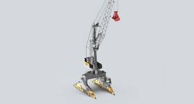 The electric-drive Liebherr LPS 420 is in operation at Nuh Çimento’s private port in Hereke, Türkiye. The crane marks a major step forward in sustainable bulk handling, replacing a Liebherr LPS 400 after 25 years of service and supporting high-volume exports to over 40 countries. © Liebherr