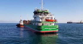 TotalEnergies Introduces New Tristar-Owned Hybrid Lubricants Bunkering Barge at Fujairah. Image courtesy TotalEnergies 