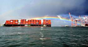 ZIM Sapphire - One of ZIMs new LNG vessels in Taiwan - Photo credit Mr YC Chou