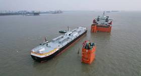 Bunker barge United LNG I was christened in the port of Antwerp. Image courtesy Somtrans