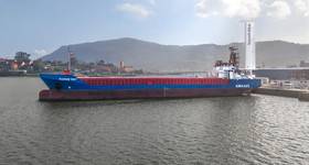 22-meter eSAIL installed on Fluvius Tavy (Source: bound4blue)