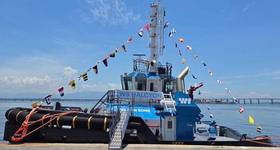 WS Halcyon: new tug has been baptized in Rio de Janeiro. © Wilson Sons
