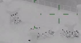 Crew of Blue Ocean A awaiting rescue (source social media)