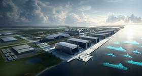 Design work is under way for Port Alpha, a greenfield “next-generation shipyard”.
Image courtesy Saronic Technologies