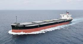 Pirika Moshiri Maru (Photo provided by Oshima Shipbuilding Co., Ltd.)

Type of ship: Coal carrier
Length overall: 234.99 m
Breadth: 43.00 m
Gross tonnage: 52,158 tons
Ship management: NYK Bulkship Partners Co., Ltd. (Formerly Hachiuma Steamship Co., Ltd.)
Operation management: NYK