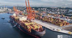 The MSC Venice at Baltic Container Terminal. © Baltic Container Terminal