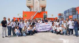 Members of the Indonesian Logistics and Forwarders Association (ALFI/ILFA) visit East Java Multipurpose Terminal (EJMT) in Lamongan to discuss trade opportunities and cargo connectivity between East Java and Eastern Indonesia. Credit: ICTSI