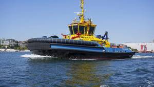 Another milestone came with the commissioning of Trapananda, the first fully electric tug operating in Latin America. The vessel entered service in Puerto Chacabuco, Chile, marking an important step in the company’s broader sustainability strategy.
Image courtesy SAAM