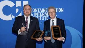 From Left: Connie Award Honoree John Nardi and Lifetime Achievement Award Honoree Steve Rothberg. © CII