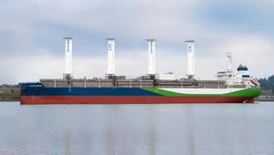 eSAILs installation on Atlantic Orchard, chartered by LDC. © bound4blue