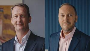 L to R: Frans Calje, Paul Foreman (Credit: PD Ports)