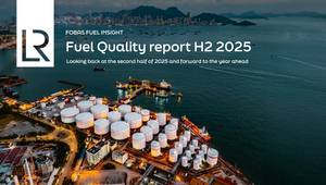 The front cover of the FOBAS H2 2025 Fuel Quality Report. © LR