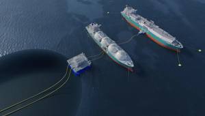 The IQuay Regas Terminal with an IQuay C-Class Platform (Credit: ECOnnect Energy)