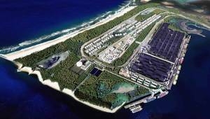Proposed terminal layout. The selected site for the marine facility is Berth 207 in the Port of Richards Bay’s South Dunes precinct, identified in Transnet's Port Development Framework Plan for a liquefied natural gas (LNG) import facility based on a floating storage unit (FSU). © Zululand Energy Terminal