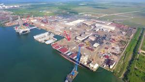 Seatrium AmFELS shipyard at Brownsville, Texas (Credit: Seatrium)

