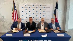 Secretary Duffy and MARAD Administrator Carmel were joined by Port of Corpus Christi CEO Kent Britton and Commission Chairman Gabe Guerra for the MOU signing. ©  U.S. Dept of Transportation