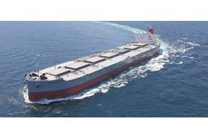 Dry bulk carriers are the majority (195 ships/25.3 million DWT) of the "K" Line fleet. Photo: "K" Line