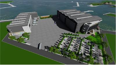 Aerial rendering of LT Shipbuilding’s Suao Port campus after completion. Image: Taiwan International Ports Corporation