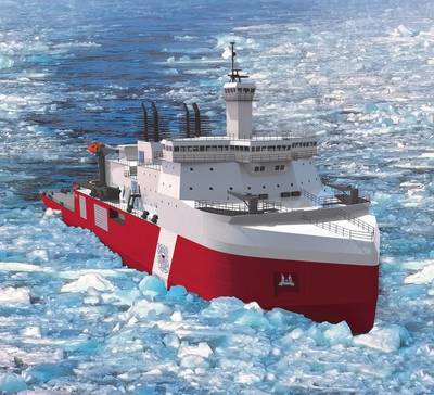 Artist rendering of the Halter Marine Polar Security Cutter design (image courtesy of Halter Marine / Technology Associates, Inc.