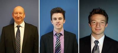 From left: Bob Barrett, Sales Manager; Ashley Anderson, Sales Engineer and Scott Williams, Sales Engineer