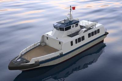 BMT-designed Fast Crew Boat: Photo credit BMT Nigel Gee