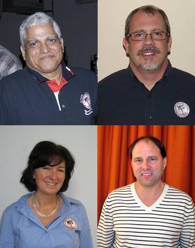 Clockwise from top left: Dr. Manik S. Sardessai, Walter J. Putman, Jr., Timothy P. Schallhorn and Catherine Gibbons