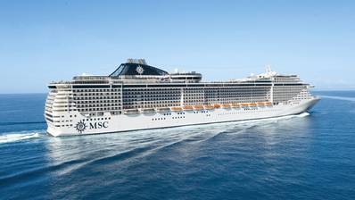 MSC Cruise Ship (Credit:MSC Cruises)