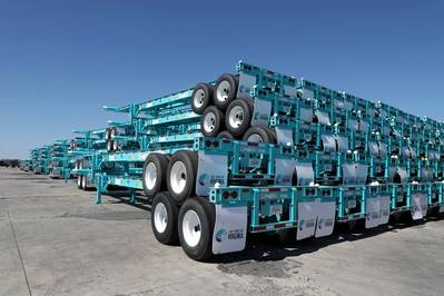 In fiscal year 2021 (July 1, 2020 – June 30, 2021) the port will add 5,000 new chassis to the Hampton Roads Chassis Pool II fleet. (Photo: Port of Virginia)