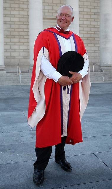 InterManager Secretary-General, Captain Kuba Szymanski, receives his honorary doctorate from Solent University. (Photo: InterManager)