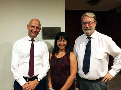 Norwegian Ambassador, His Excellency Tormod C. Endresen, Regional Manager Jennifer Lee, NAVTOR Singapore Pte. Ltd and NAVTOR CEO Tor A. Svanes.