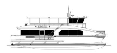 65’ passenger catamaran for the Chemehuevi Transit Authority of Lake Havasu, California.