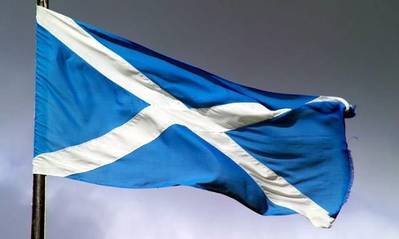 Scots flag: Image couresy of Maritime UK