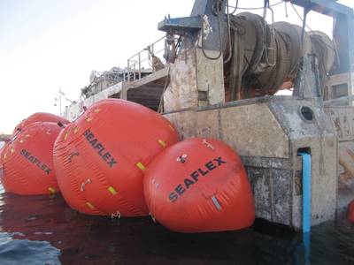 Seaflex buoyancy systems in action.
