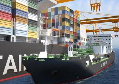 The specialized LNG Bunker vessel to be built at the STX Offshore & Shipbuilding Company yard in South Korea on behalf of Shell will be powered by Wärtsilä DF dual-fuel engines. (Pic by Wartsila)