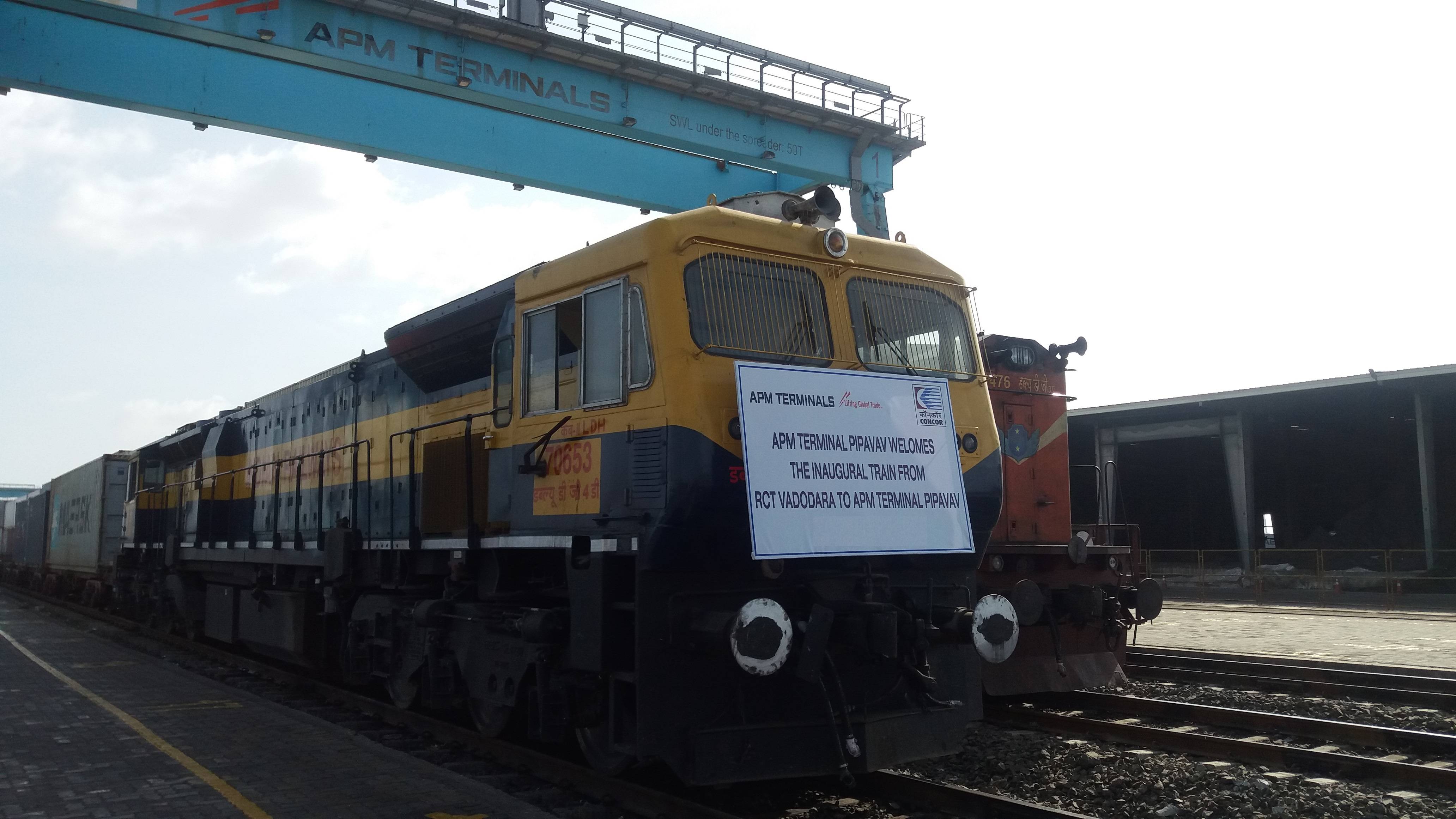 APM Terminals Pipavav Welcomed Inaugural Container Train Service