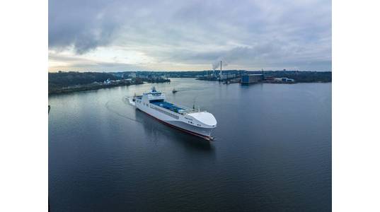 RoRo ferry MV Tennor Ocean sets off for Test Voyage
