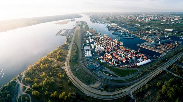 Aerial Panorama of Port of Klaipeda, Lithuania - Credit:CatHouseProduction/AdobeStock