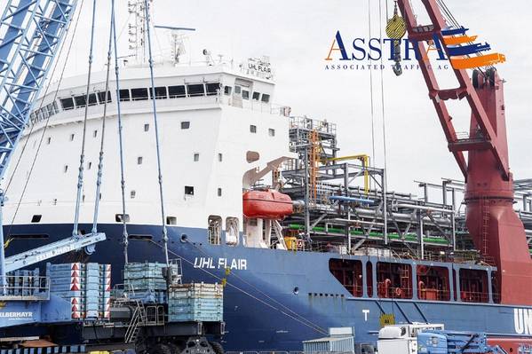 AsstrA-Associated Traffic AG marks the start of their collaboration on the INEOS Project ONE with a shipment of OSBL modules to Antwerp. Credit: AsstrA-Associated Traffic AG