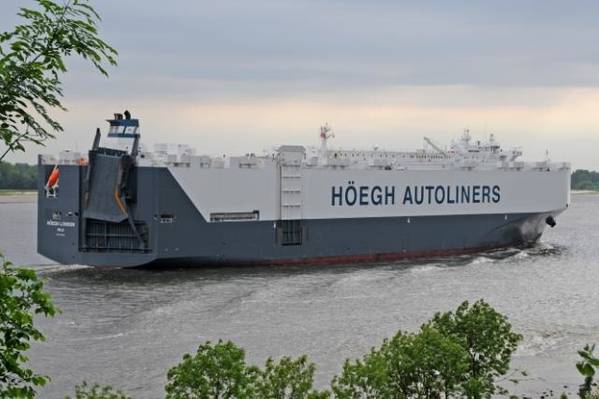 Höegh Autoliners' Vessel: Photo courtesy of Höegh 
